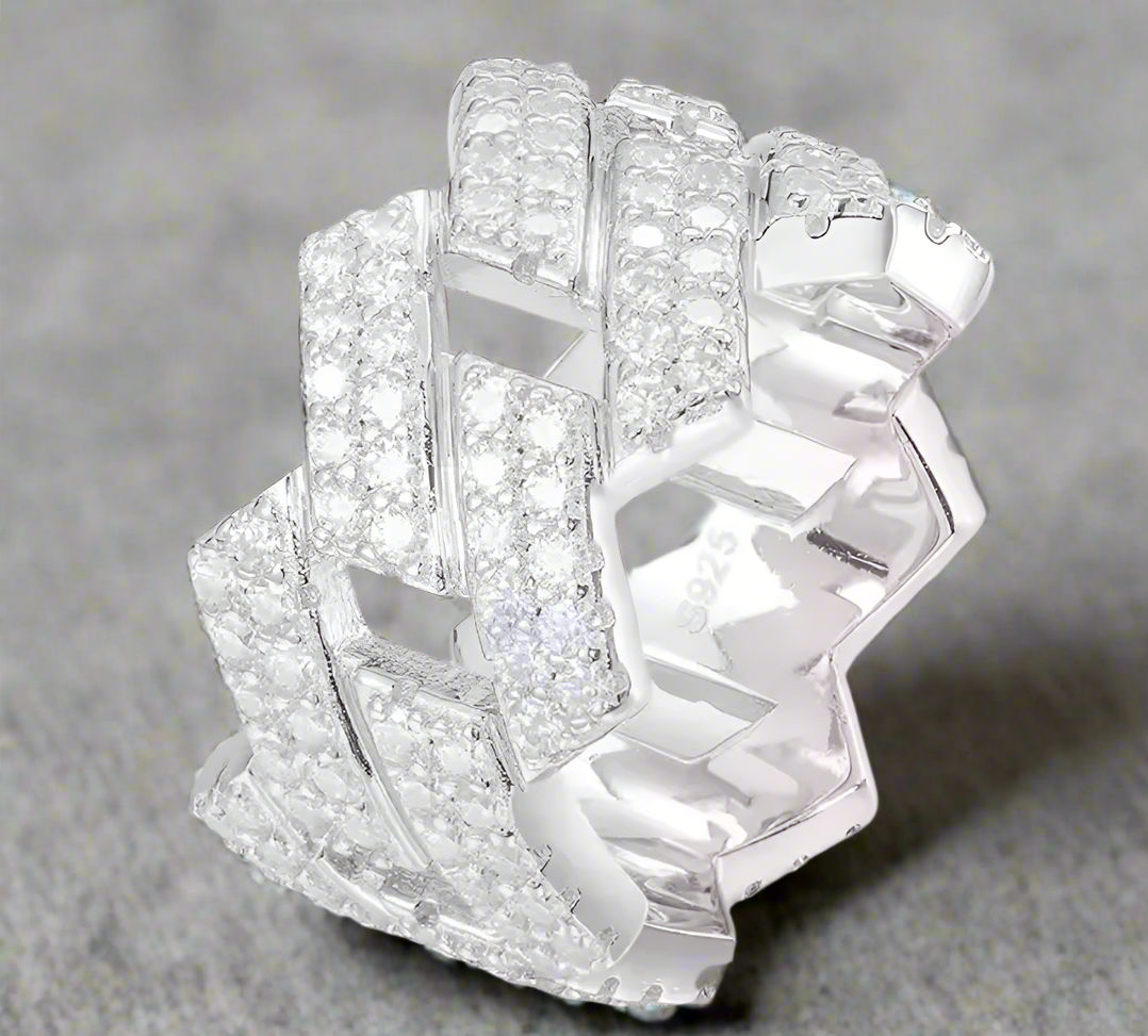 Hercules: Bold Moissanite Statement Ring