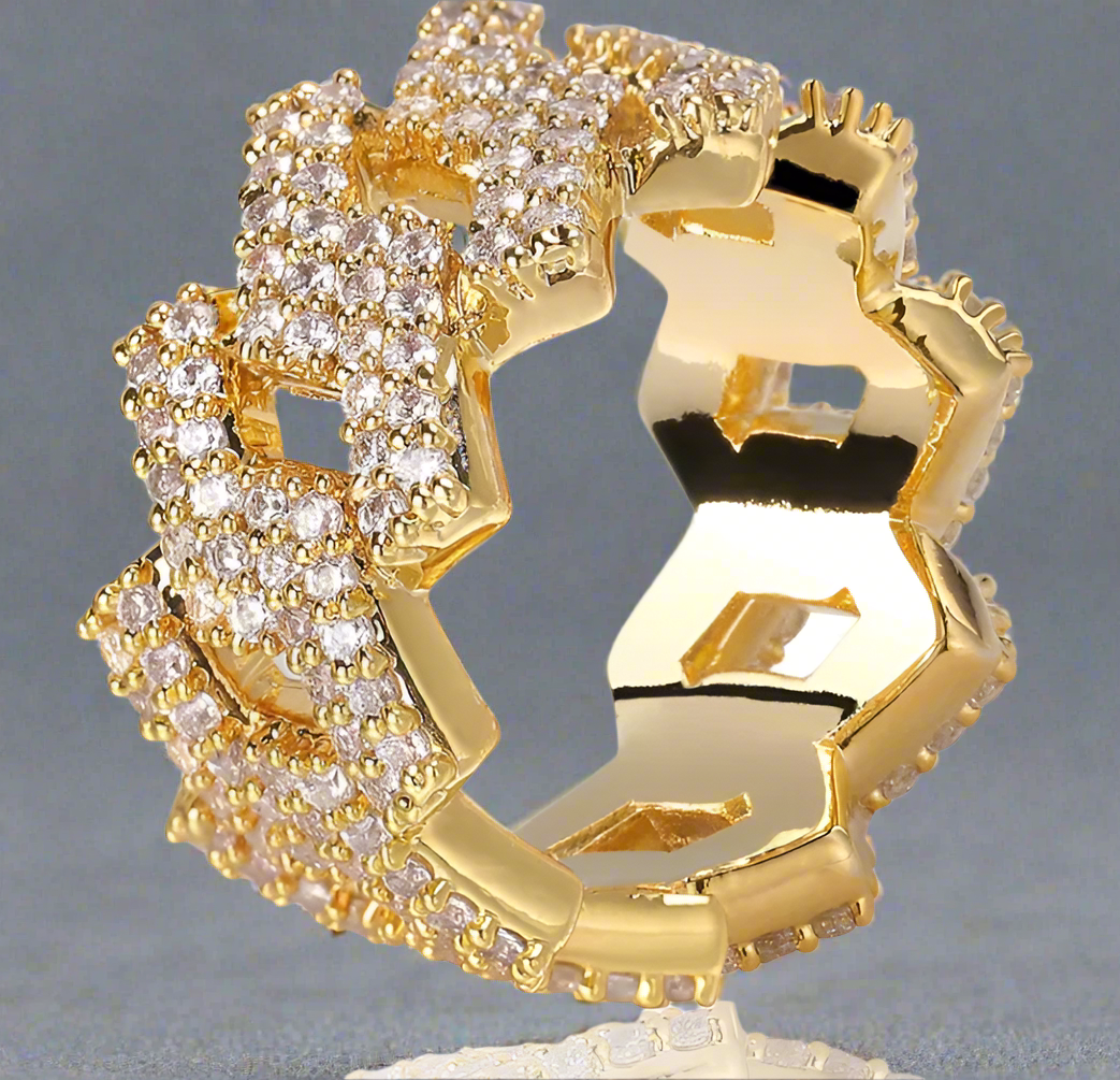 Hercules: Bold Moissanite Statement Ring