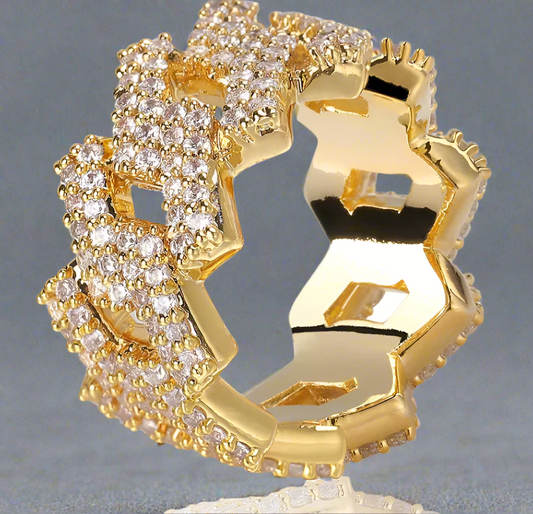 Hercules: Bold Moissanite Statement Ring