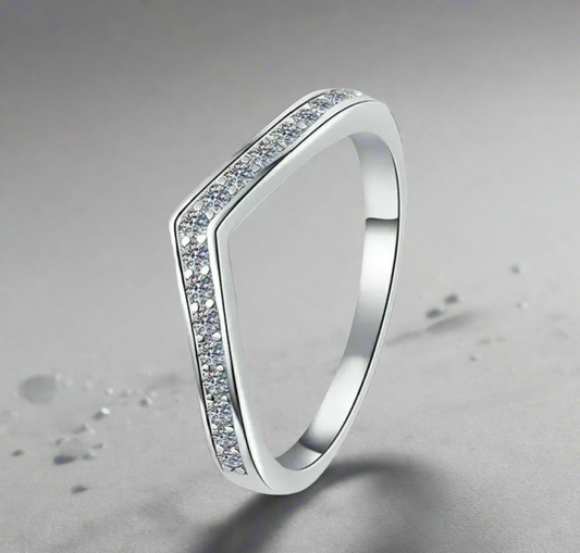 Grace – Full Moissanite Stackable Ring