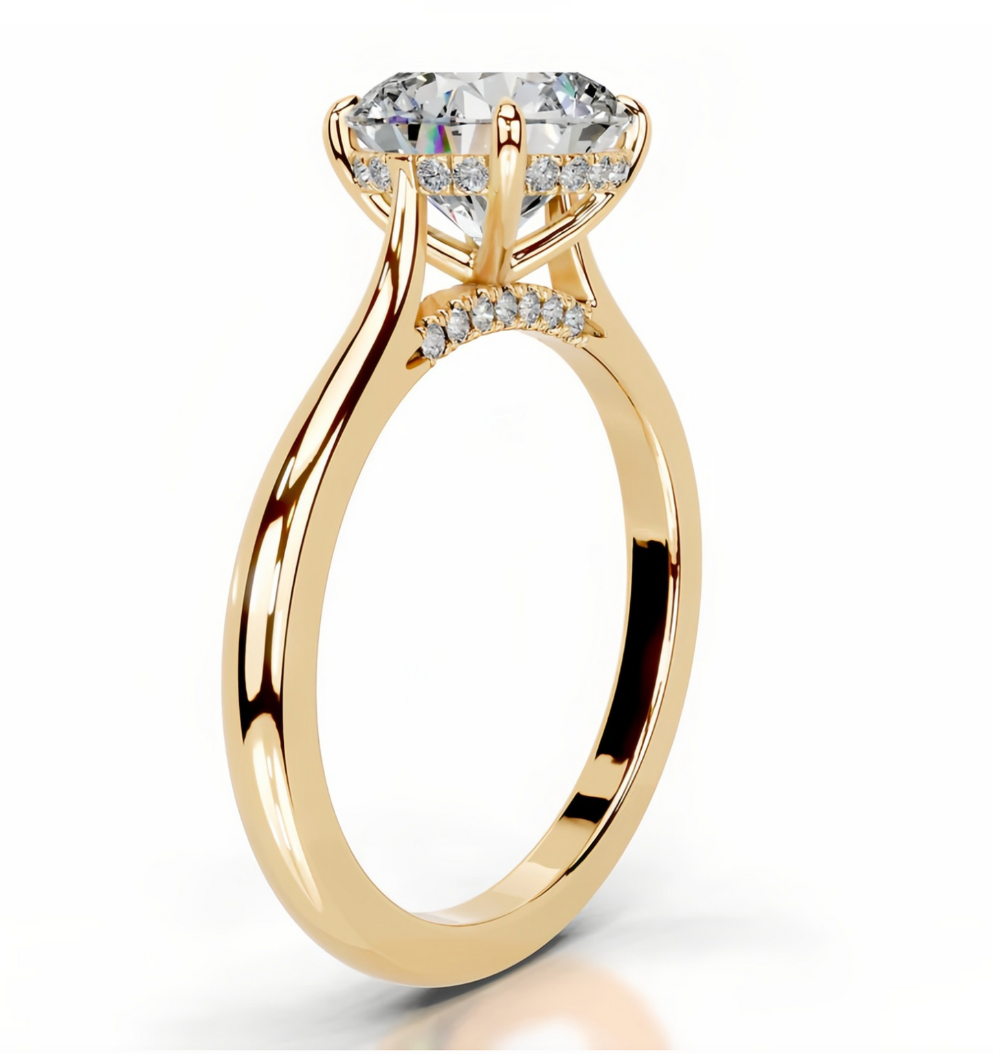 Lumière Secret Halo™ Diamond Ring