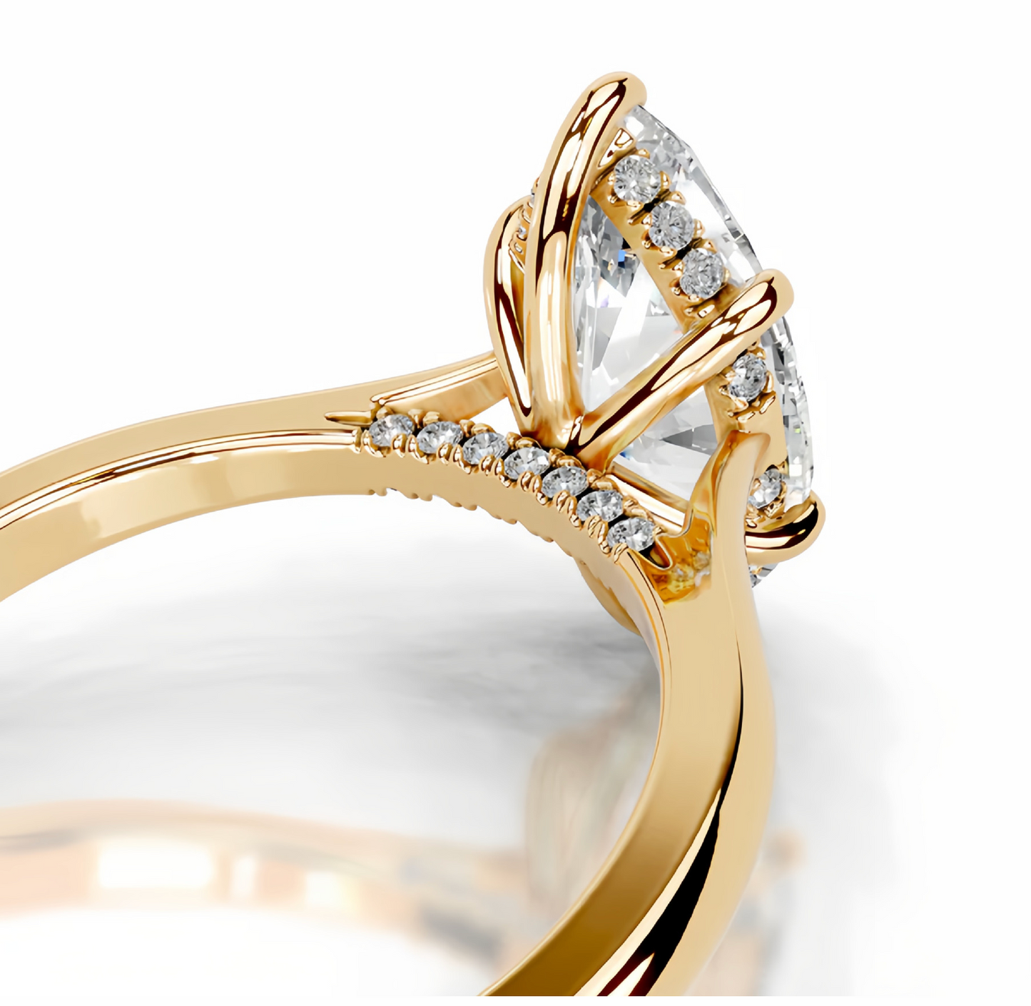 Lumière Secret Halo™ Diamond Ring