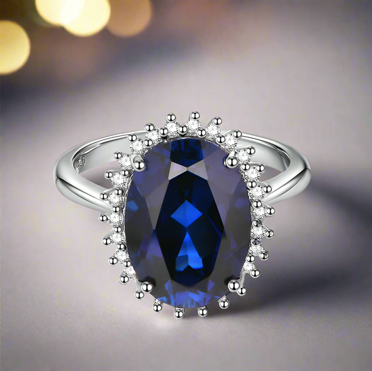 Azura - Oval-cut Blue Sapphire